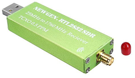 Peowuieu USB-Adapter RTL-SDR RTL2832U + R820T2 + 1Ppm TCXO TV-Tuner-Stick-Empfaenger