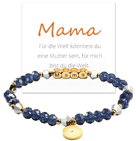 BOCHOI Mama Geschenk,Mama Armband,Muttertagsgeschenk, Mama Geburtstagsgeschenk, Geschenk für Mama, Geschenkidee Mama, Geschenk für werdende Mütter,Personalisiertes Geschenk Mama mamma