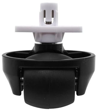 Ruota anteriore silenziosa per robot aspirapolvere Roborock S65/S55 Max/S65 Pure/S7/S8/T7S/T8/G10/G20 - Pneumatico universale (nero)