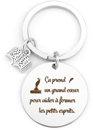 Cadeau Maitresse D'école Fin D'année Porte Clé Maitresse Cadeau Atsem Maternelle Cadeaux Maitresse D'école Cadeau Fin D'année Maitresse Cadeau Professeur Cadeau Aesh Maitre Cadeau Nounou Original