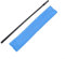 HEIBTENY Flötenputzstab + Reinigungstuch Putztuch Für Querflöte Instrumenten Reinigungstuch 34,6 cm (Stablänge), 31,7 x 5,5 cm (Reinigungstuch). Rosa, Blau, Grau(Blue)