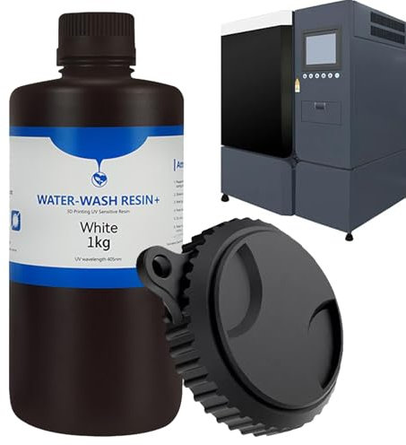 Water Washable 3D Printer Resin | Fast UV-Curing Resin For 3D Printing | High Precision Printing Liquid | Rapid 3D Printer Accessories | Easy Cleanup 3D Printing Resin water washable 3d printer resin