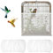 Vogelkäfig Abdeckung, 2 Stück Universal Vogelkäfig Samenfänger, Schutznetz für Vogelkäfig, Einstellbar Papageien Kordelzug Vogelfutter Netz, Papageien Nylon Mesh für Runde Quadratische Käfige