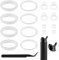 Foyods Lot de 17 joints de rechange pour votre gourde - Joints de rechange, joints d'étanchéité, kit de joints, joint en caoutchouc sans BPA, accessoire de rechange