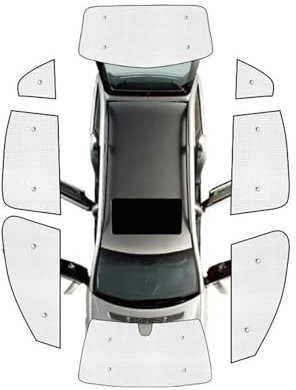 ESPYN Parasoles Coche para Mercedes para Benz W211 2004-2009 Ventana Lateral Trasera Coche Visera Cortina Cobertura Completa Parasol Sombrilla De Coche(All Sunshades)