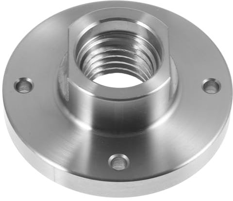 Gadpiparty Wood Lathe Steel Faceplate for Precise Woodworking Steel Chuck Flange Thread Compatible Woodturning Lathes Clamping and Versatile Projects