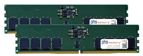 PHS-memory 64Go (2x32GB) Kit RAM mémoire Compatible avec HP EliteDesk 8 G1i SFF DDR5 CUDIMM 6400MHz PC5-51200U
