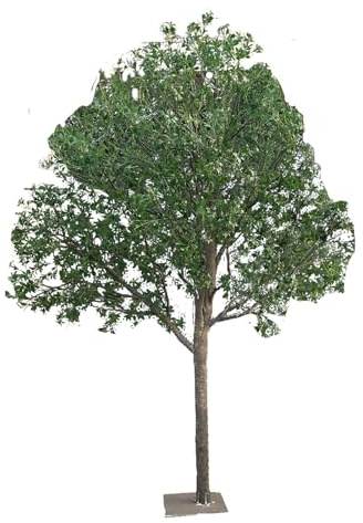 Künstlicher Olivenbaum, Pflegeleichte Seidenpflanze mit verstellbaren Zweigen for den Innen- und Außenbereich(3mx2.5m)