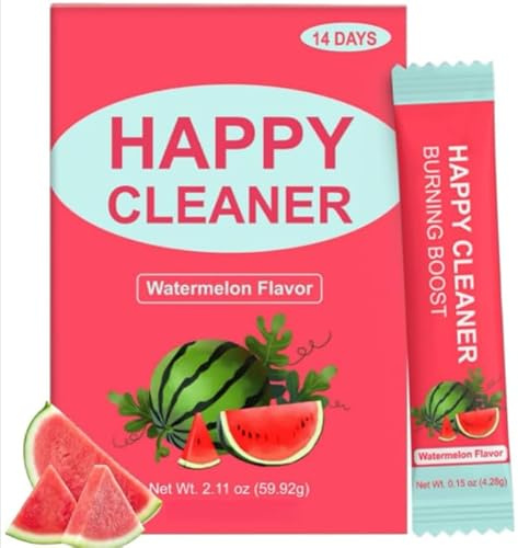 Super Happy Cleaning Powder(14 DAYS),With Fruits And Veggies, Sugar Free, Vegan, Gluten Free,Good For The Intestines ,A