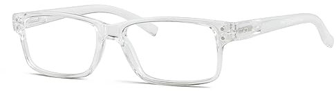 Eyekepper Spring Hinges Vintage Reading Glasses Men Readers(Transparent Frame)