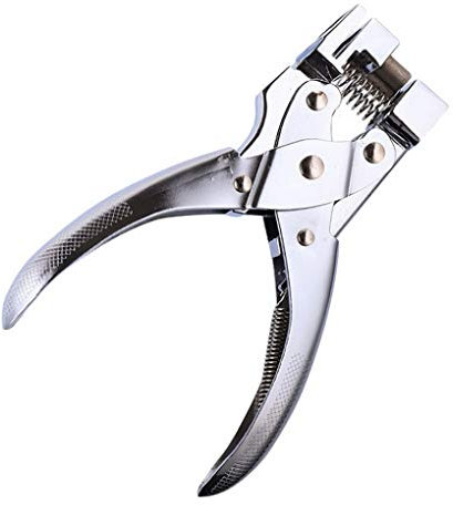 Langloch Zange Slot-Punch Einzellocher Hand Loch Stanzer Lochzange für Ausweise PVC Papier Karten,zum Stanzen von ovalen Löchern (10 * 30 * 6mm)