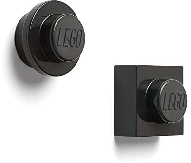 Room Copenhagen Lego Magnet-Set, Schwarz, One Size