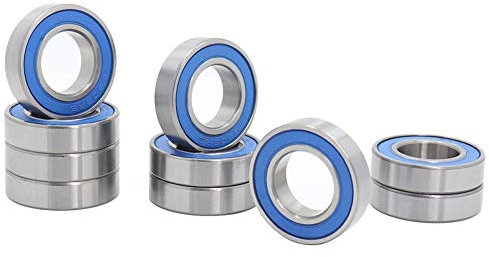 6902RS Kugellager 15x28x7mm,15x28 Blau Gummi versiegelt Präzision Kugellager (Pick von 10 stücke)