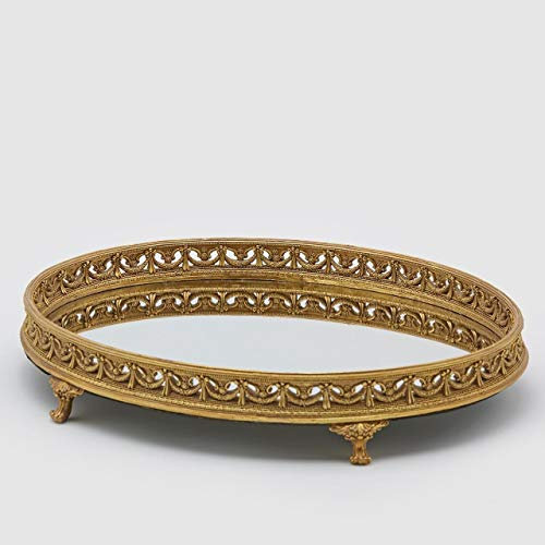 Vassoio Specchio Con Bordo 51x31x8h Edg Cod.714348.01