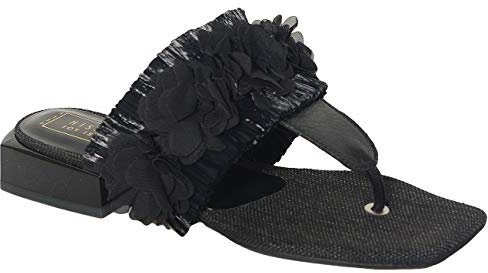 Hispanitas Pam Sandals soho Togo Black 36