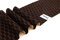 indivitara® Stitch Black Honeycomb Tangerine Mikrofaserstoff selbstklebend mit echten Nähten Wildleder Optik Kunstleder Wildlederimitat Microfaser Stoff Stretch Dehnbar Folie