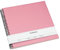 Semikolon 364034 Spiral Album Economy Large, 34,5x33,2 cm, Fotoalbum, 50 Seiten cremeweiß, Fotobuch, flamingo pink
