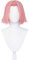 REYHS Cosplay Wig, Haruno Sakura Cosplay Wig, Pink Short Wig, mit Free Wig Cap, Halloween Costume Cosplay, für Weihnachten Carnival Party(Größe:Style 2)