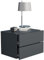 VCM Nachtschrank | Wandschublade | Wandboard | Nachttisch | Maße ca H. 30 x B. 45 x T. 32 cm - Usal L 45 cm Anthrazit