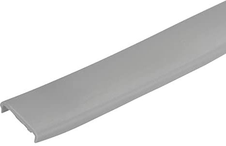sourcing map U Shape Furniture Edge Banding, 2M Self Adhesive Flexible Edging Trim, 5x15mm TPE Edge Guards for Cabinets Furniture Repair Restoration, Grey