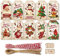 100 Stück Weihnachtsgeschenkanhänger,Geschenkanhänger Weihnachten Kraftpapier,Weihnachten Anhänger Geschenk,Kraftpapier Etiketten Weihnachten,Geschenkanhänger Kraftpapier