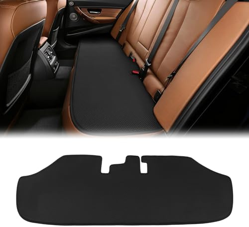 KUNGKIC für BMW 3er BMW F30 2013-2018 Mesh Auto Rücksitzbank Abdeckung Atmungsaktiv Kühlung Rücksitz Schutzabdeckungen für Die ganze Saison Innenbereich Zubehör 1Stück Schwarz
