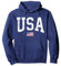 USA Shirt Damen Herren Kinder Patriotische amerikanische Flagge Distressed Pullover Hoodie