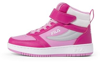 FILA REGA NF Mid Velcro Kids, Scarpe da Ginnastica, Very Berry-Moonlite Mauve, 30 EU