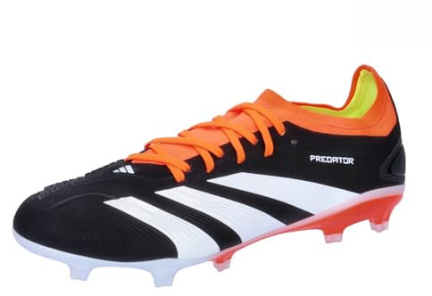adidas Herren Fussballschuhe Predator PRO FG Core Black/FTWR White/Solar Red 46 2/3
