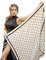 LA FERANI Halstuch Damen Beige 90x90cm | Bandana Seide Satin | Kreuzfahrt Tuch Frühling Sommer Style Leopard Design | Business Style Geschenk Mutter Tochter (N219beige)