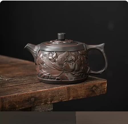 kaixiaochai ceramic teapot set tea infusers for loose tea porcelain tea set porcelain tea pot small teapot teapots for tea set (Peony - Jing LAN pot)