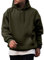 Meilicloth Mens Hoodies 2024 Casual Cotton Hooded Sweatshirt Drawstring Pullover Hoodie for Men Long Sleeve Shirts Sweater Top Green Medium