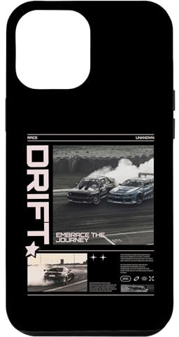 iPhone 15 Pro Max Cool Retro Vintage Japanese JDM Tokyo Japan Drift Race Car Case