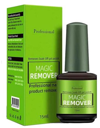 15ml Anchovy Magic Remover Gel Polish, Magic Gel Remover for Nails, 2-3 Min Quickly Remover Nail Polish, Easily & Effective Remove Gel Polish, Gel Polish Remover for Nails (1pcs)