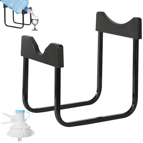 Wasserflaschenständer – 3–5 Gallonen Wasserflaschenständer | auslaufsicherer Wasserhalter | Wasserflaschenhalter und Spenderventil | Getränkespender Ständer mit Wasserauslauf für Zuhause, Küche, Büro