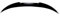 MASHRGX Heckspoiler Für B&MW F36 4er-Reihe 4 Türen Gran Coupé 420i 428i 435i 2014-2020 Heckspoiler Dachspoiler Außenflügel Kofferraum Spoiler(Schwarz)