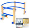 Alpenflitzer® Holzschlitten 110 cm Davoser Rodel Faltbarer Klappbarer Kinderschlitten; Premium Holz-Schlitten aus Buchenholz Klappschlitten Optional mit Lehne (Modell 24/25) (Universal Lehne Einzeln)