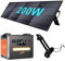 SOLARPLAY Estacion de Energia Portatil 2500w con panel solar de 200W y remolque, 2300Wh Generador Solar con Batería LiFePO4, Salida 12 Puertos, Power Station Portable para Camping, Autocaravana