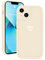 Micoden for iPhone 13 Case Cute Girls Silicone Shockproof Protective Bumper Case with Love Heart Pattern Design for iPhone 13-Cream
