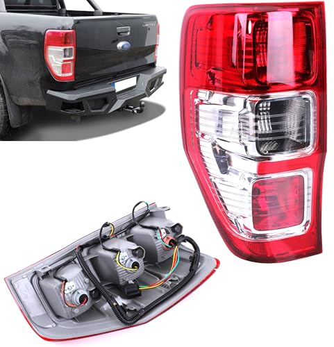 INLY Rückleuchte Rücklicht Heckleuchte Stoplampe Hinten Links kompatibel mit Ford Ranger 2319143 DB39 13405 BB 1799314 (2012-2021)