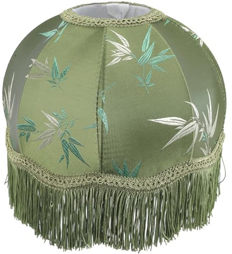 Ciieeo Quasten-lampenschirm Weiß Leinen Laternen Großer Lampenschirm Moderne Lampe Lampenschirme Für Außenlampen Vintage Lampenschirm Klein Retro Makramee Alte Lampe Anhänger Metall