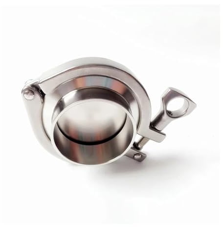 BIANMTSW End Cap Set 219mm Pipe OD x 8 Tri Clamp 233mm Ferrule OD SUS 304 Homebrew End Cap Set