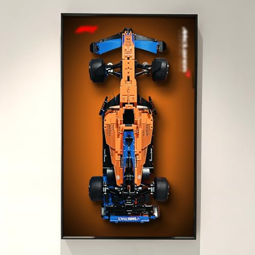 NOVDA McLaren F1 42141 Décoration murale de qualité supérieure pour voiture de course Lego Technic Formule 1 75 x 45 cm