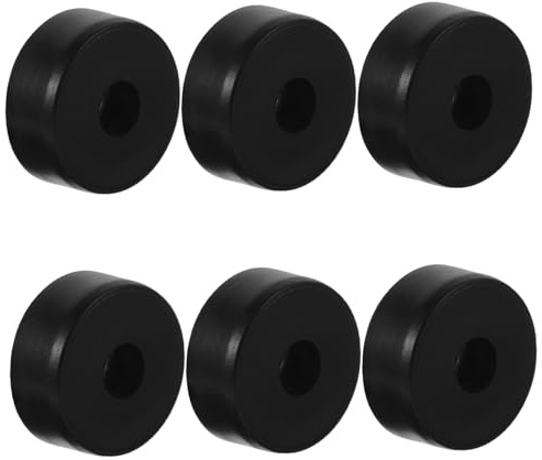 SMASOLO 6pcs Rubber Feet Pads for Large Speaker Cabinets and Subwoofers, Vibration Dampening Isolation Pads for Audio Equipment, Furniture Leg Protectors for Home Theater and Instrument Fixing
