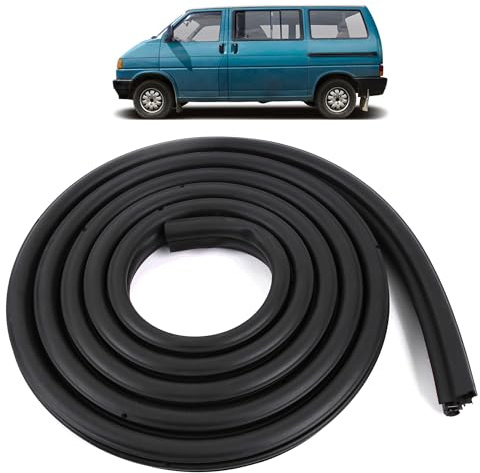 Front Door Body Rubber Seal (Fits Left or Right Aperture), Body Mounted Weatherstrip, Stops Leaks & Wind Noise, for Campervan Conversion, Fits T4 Models 1990-2004, 7D0837911