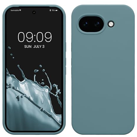 kwmobile Handyhülle für Google Pixel 10a Hülle - Case Silikon - Kabelloses Laden - Schutzhülle Cover in Antique Stone