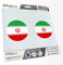 KIWISTAR - 2X Kennzeichenaufkleber - Iran - Kennzeichen Aufkleber Sticker Nummernschild Land Country Nation