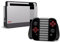 Skins4u Designfolie Aufkleber Skin Sticker kompatibel mit Nintendo Switch Design Retro SNES grau
