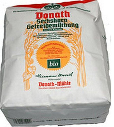 Donath Mühle - Sechskorn Getreide Mischung (ganze Körner), bio, 5 kg