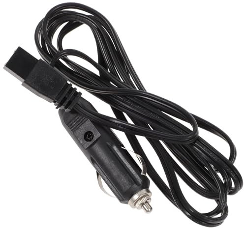 12V 2m Verlängerungskabel für Auto-Kühlschrank – Kompatibel mit Mini-Kühlbox & Elektrogeräten (Schwarz)